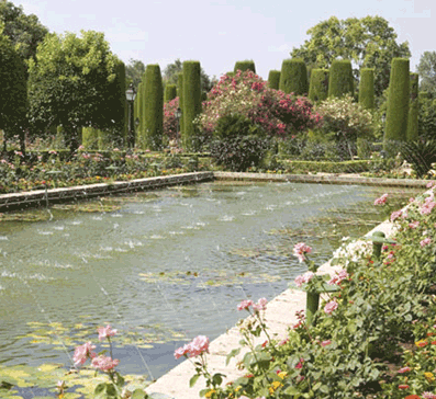 Giardini andalusi del Palazzo dell'Alcazar Sivigli